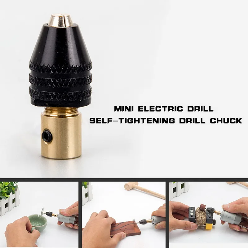 

New Mini 0.1-3.4mm Small For Mini Electronic Drill Chuck Bit Tool Set Universal New