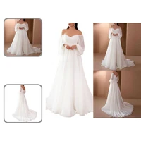trendy party dress a line lightweight white elegant long dress maxi dress evening gown