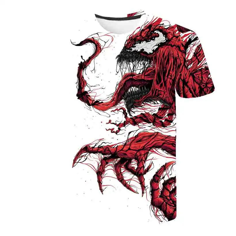 

Newest T Shirts Venom anime 3D Printed Short Sleever for hiphop casual fashion tshirts