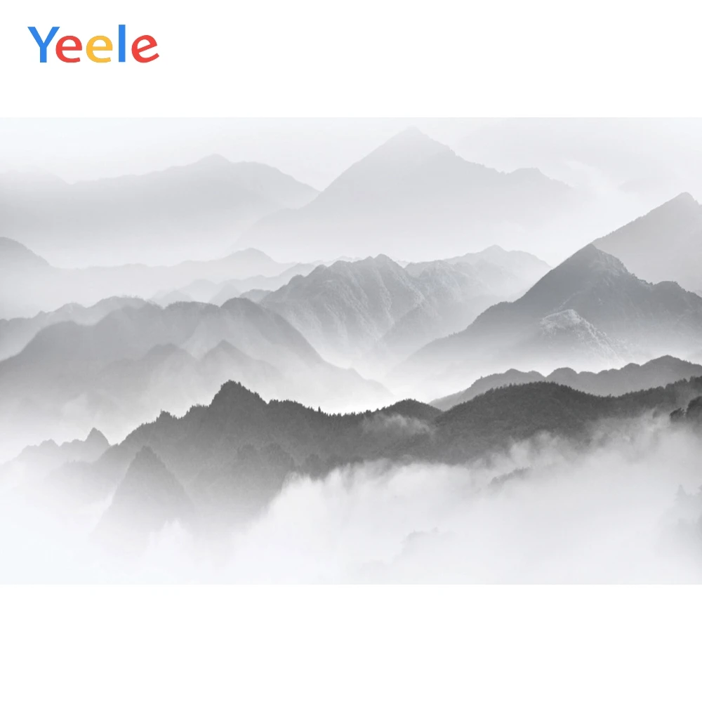 

Фон для фотосъемки Yeele китайская картина, написанная чернилами, цветной, с креплением, персонализированный, для фотостудии