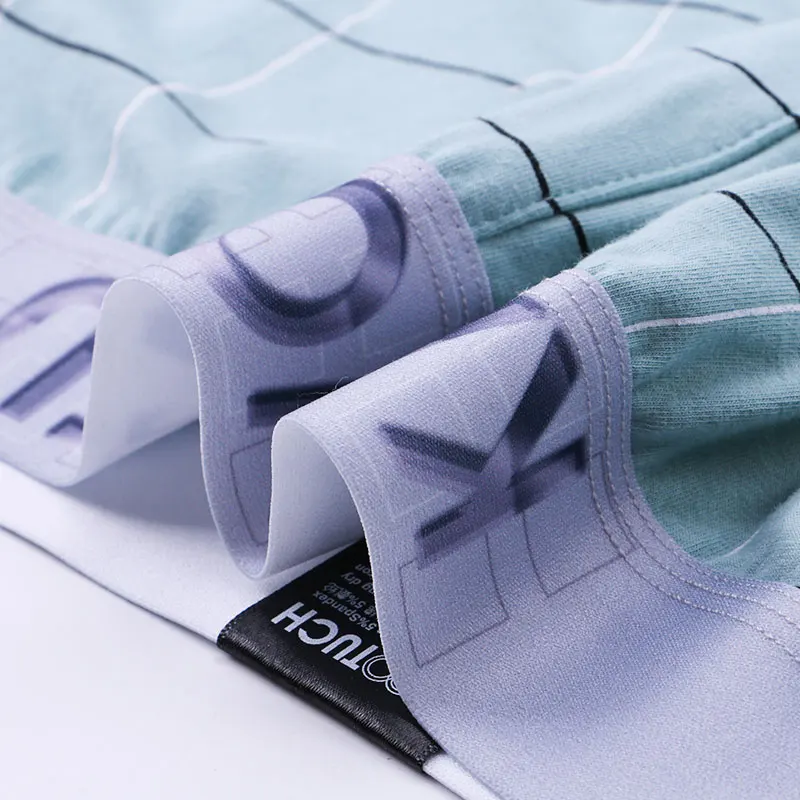 4Pcs Boxer Underwear Cotton Mens Underwear Cotton Boxers Underpants Breathable Boxer Shorts Men  Male Panties Boxershorts