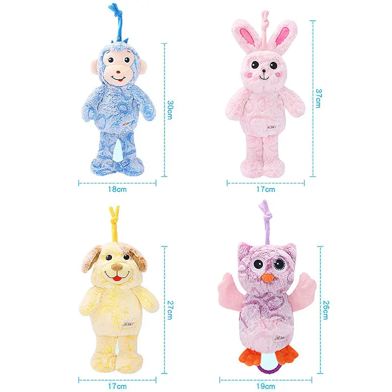 

Для малышей, новорожденных плюшевые мягкие игрушки для животных storler висит, игрушки тянуть колокол музыкальная шкатулка для развития ребенка ростом