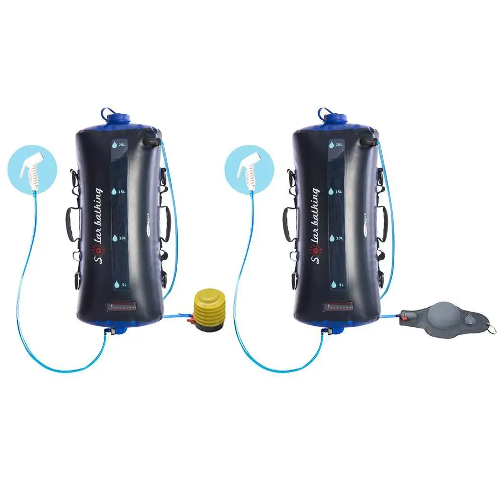 

Lightweight and portable solar shower bag easy to use water tear multifunctional picnic supplies resistance storage camping E7X5