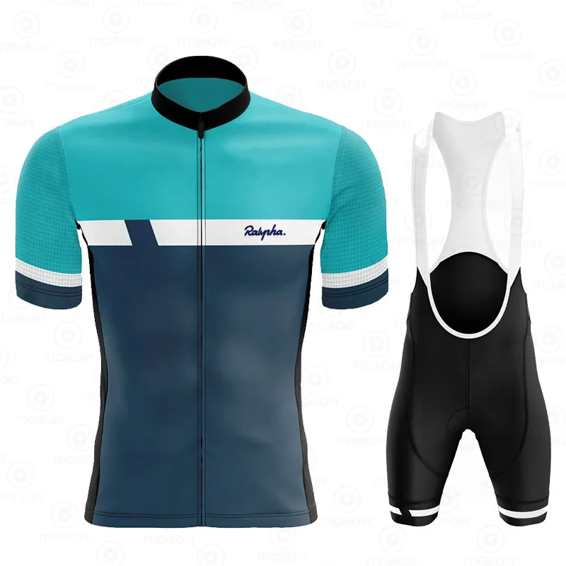 Ralvpha-Conjunto de Ropa de Ciclismo para hombre, maillot de manga corta para Ciclismo de montaña, uniforme para montar en bicicleta al aire libre, verano, 2021
