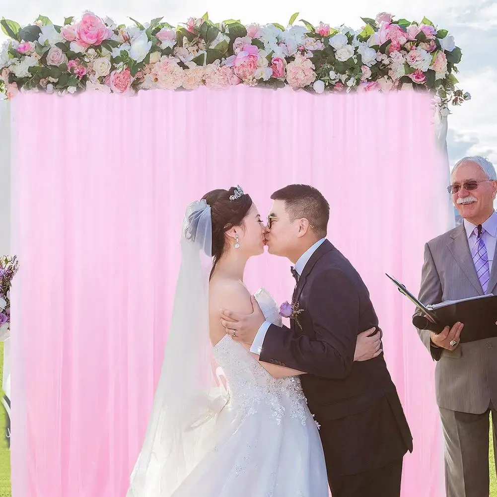 Тюль подвесной занавес для свадьбы вечерние завесы Свадебный сценический фон