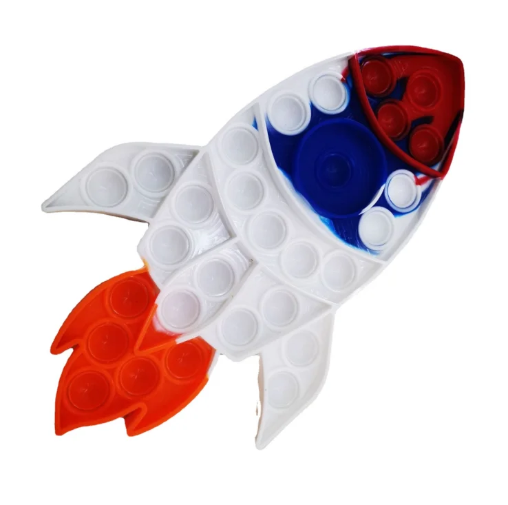 

Anti-rat Pioneer Toy Rocket Astronaut Model Silicone Decompression Children's Educational Toys