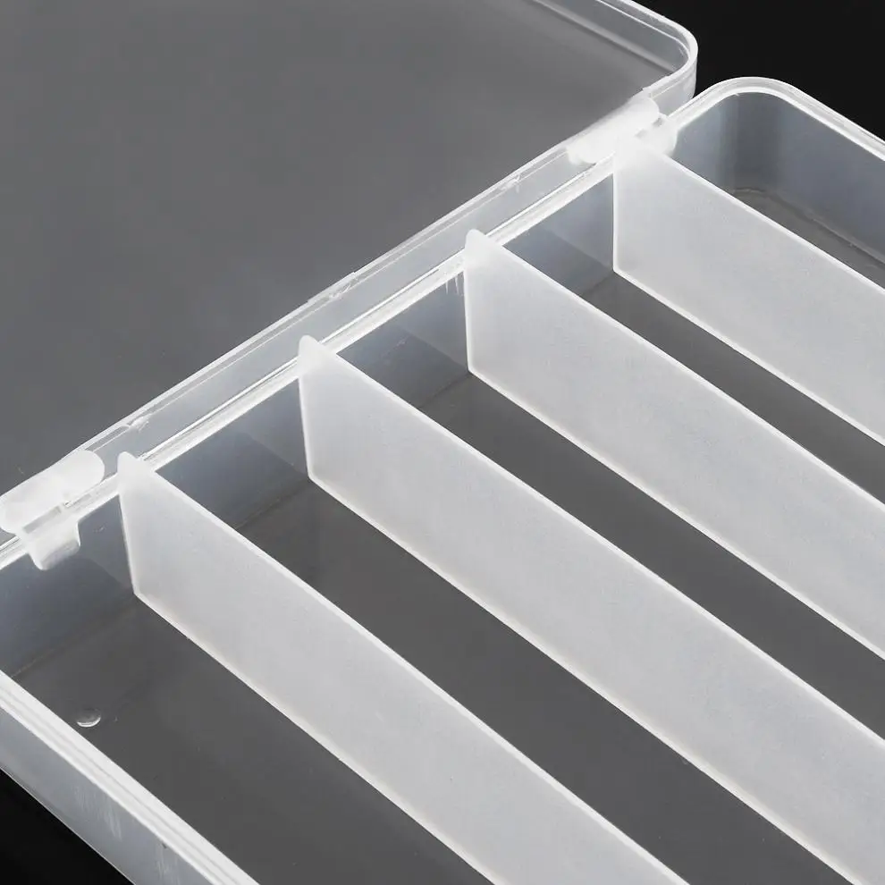 5 отделений коробка для ловли рыбы приманка креветок твердая хранения