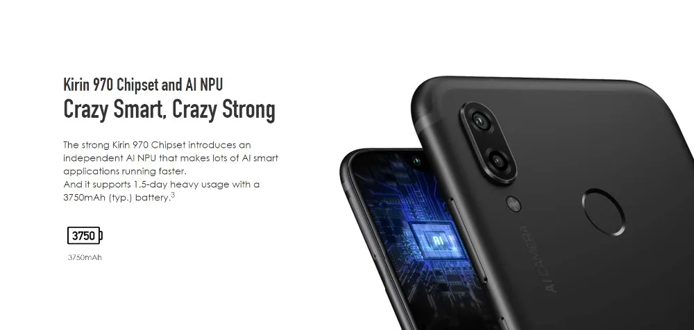 DHL Быстрая Honor Play 4G LTE мобильный телефон Kirin 970 Android 8,1 6," 2340X1080 6 Гб ram 64 Гб rom 16,0 Мп отпечаток пальца
