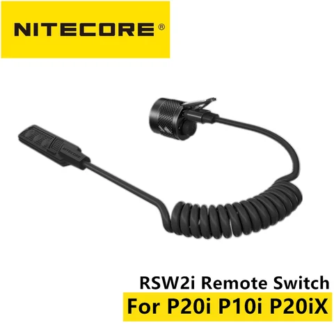 Тактический переключатель NITECORE RSW2i flashlight c-type tail, подходит для фонариков серии i, поддержка зарядки