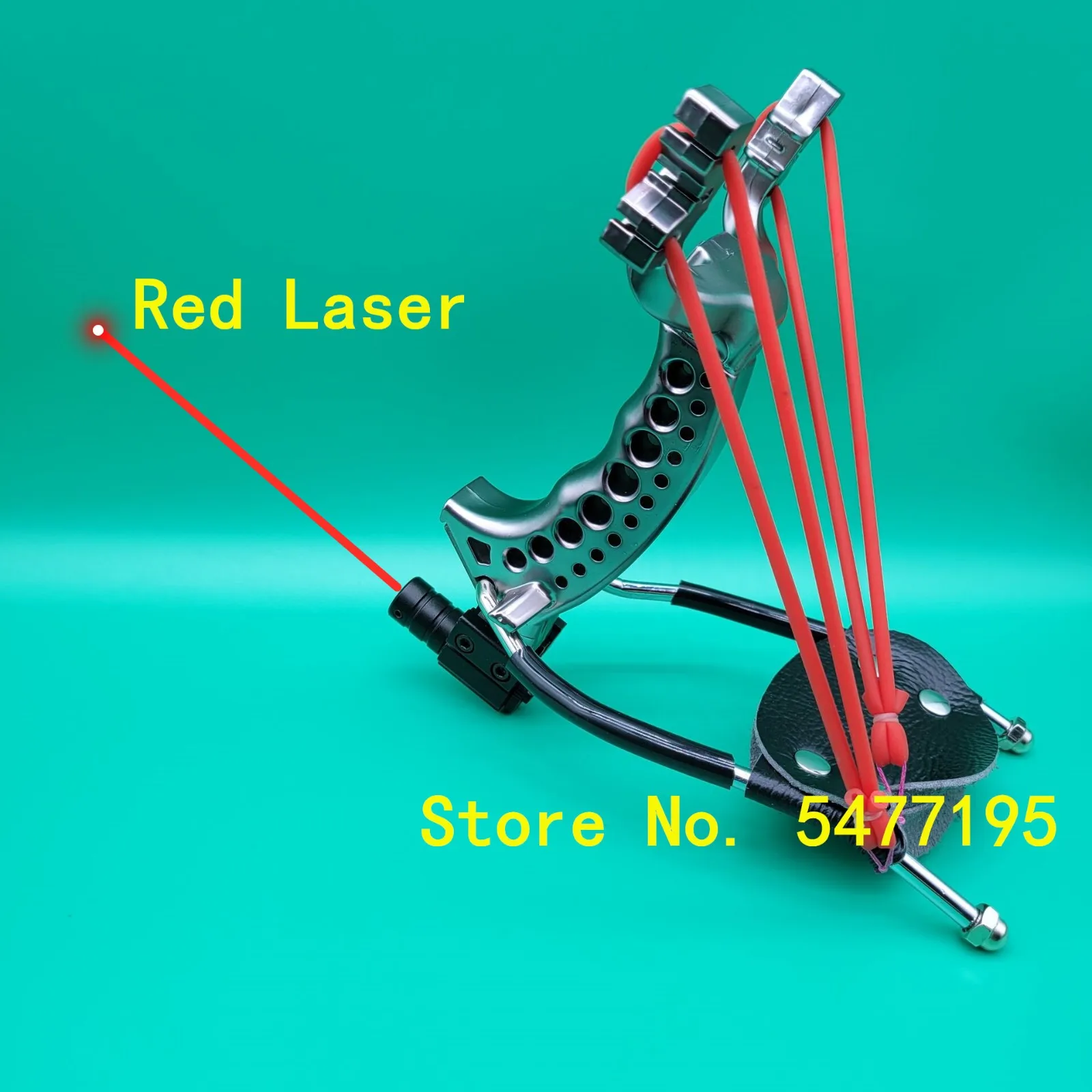 

Hunting Fishing Slingshot Shooting Slingshot With Red Laser Slingshot Outdoor Bow And Arrow Fishing Net + Fishing Arrow