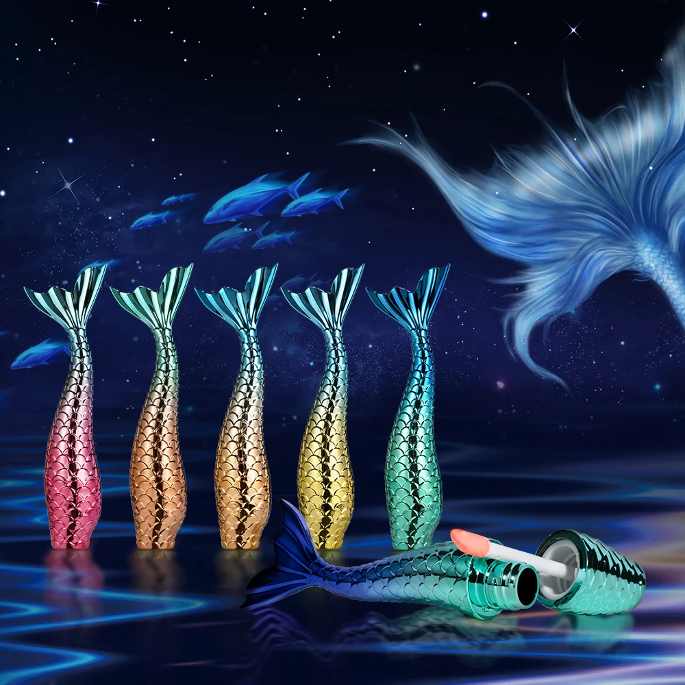 12 цветов Блеск для губ Русалка нюдовая Матовая жидкая помада матовая водостойкий