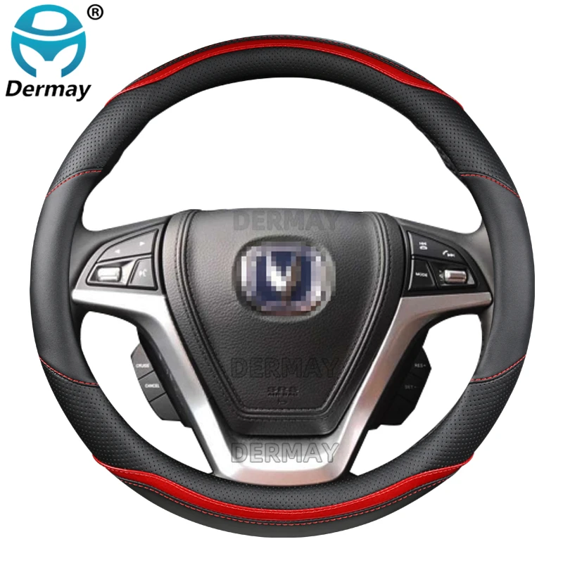 Для Changan CS95 CS85 CS75 CS55 CS35 CS15 EADO CX20 CX30 CX70 Alsvin чехол рулевого колеса автомобиля из