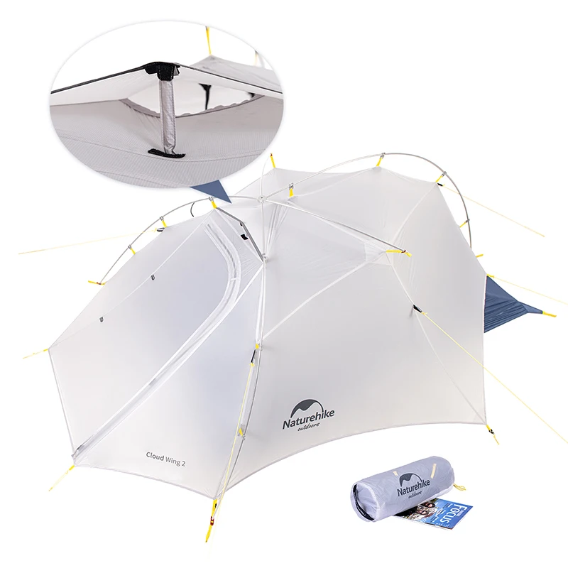 Палатка Naturehike туристическая портативная Ультралегкая двухслойная 15D Cloud Up