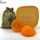 Copa de la luna, менструальная чаша, сверхтонкий, плоский дизайн, силиконовый Менструальный диск со стерилизатором, альтернативный тампонпрокладка