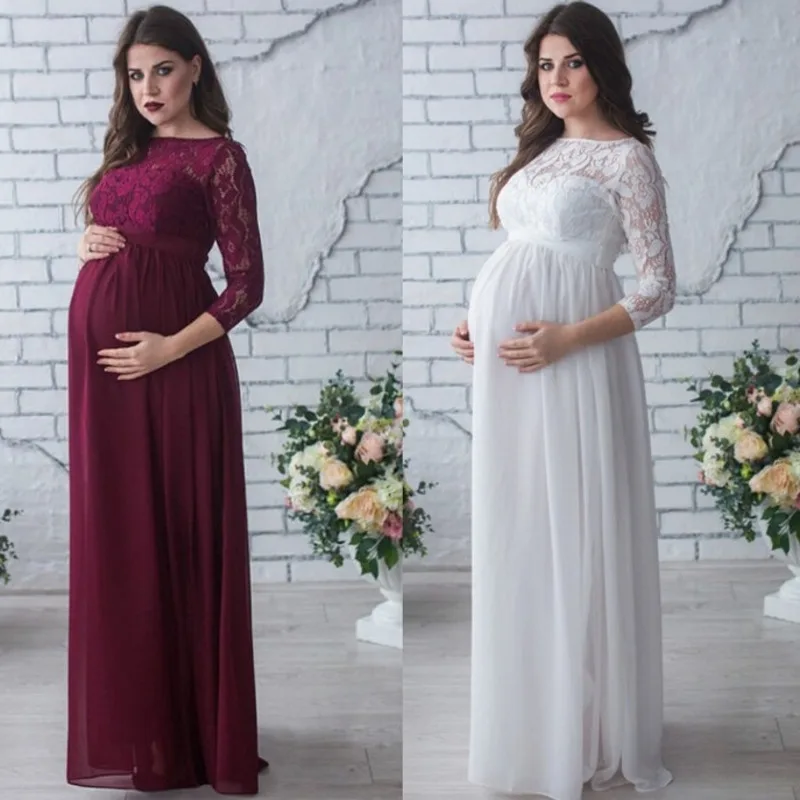 Платье для беременных костюмное платье для отдыха ортопедический пресс для беременных сексуальное платье для беременных длинное платье дл... от AliExpress WW