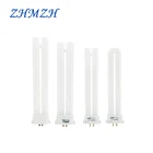 Квадратная четырехконтактная трихроматическая лампа ZHMZH, флуоресцентные лампы с четырьмя иглами, настольные лампы, лампы с защитой глаз, 13 Вт, 18 Вт, 27 Вт