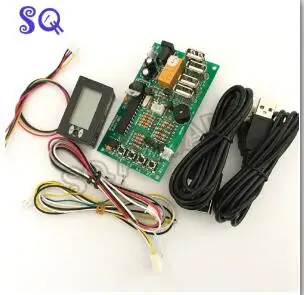 JY-18A монета управляемая USB Панель управления таймером плата питания для аркада для монет акцептор USB Контрольное устройство - Цвет: with counter
