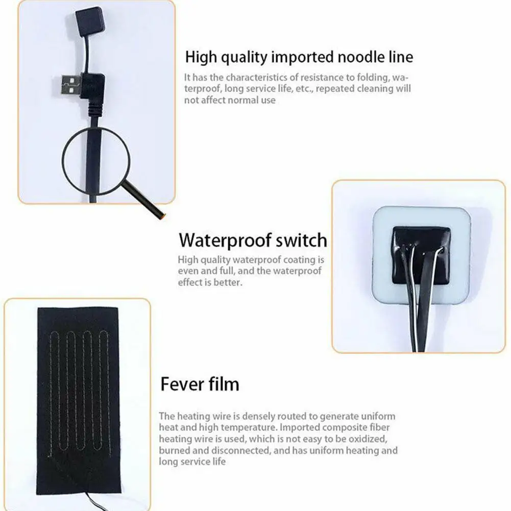 Лидер продаж безопасный Электрический обогреватель для одежды с USB куртки