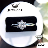 natural diamond 18k gold pure gold ring beautiful gemstone ring good upscale trendy classic party fine jewelry hot sell new 2020