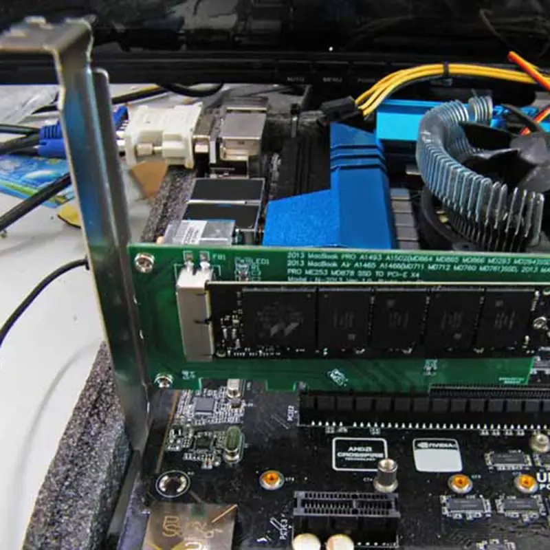 новая карта адаптера для pci e 4x 16x д