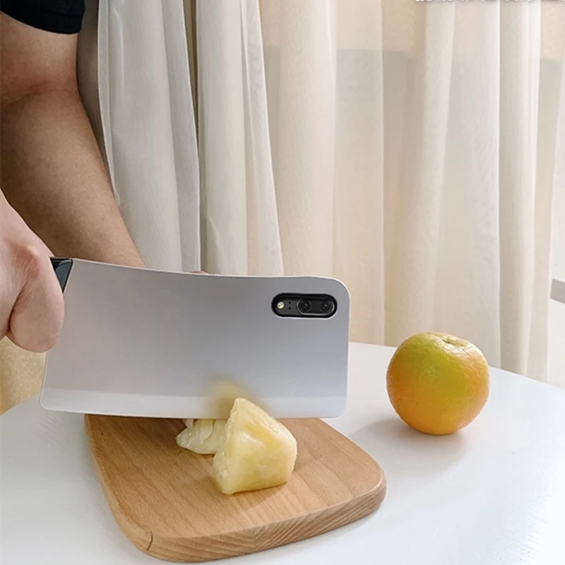 Забавный 3D чехол для задней панели кухонного ножа Samsung Galaxy S7 S8 S9 S10 S20 Note 8 9 10 plus pro