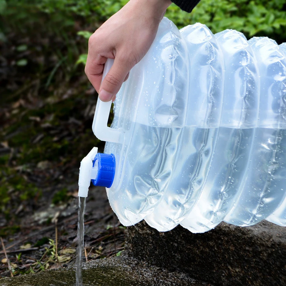 Дорожная сумка для воды складная пластиковая бутылка объемом 5 л 10л 15л