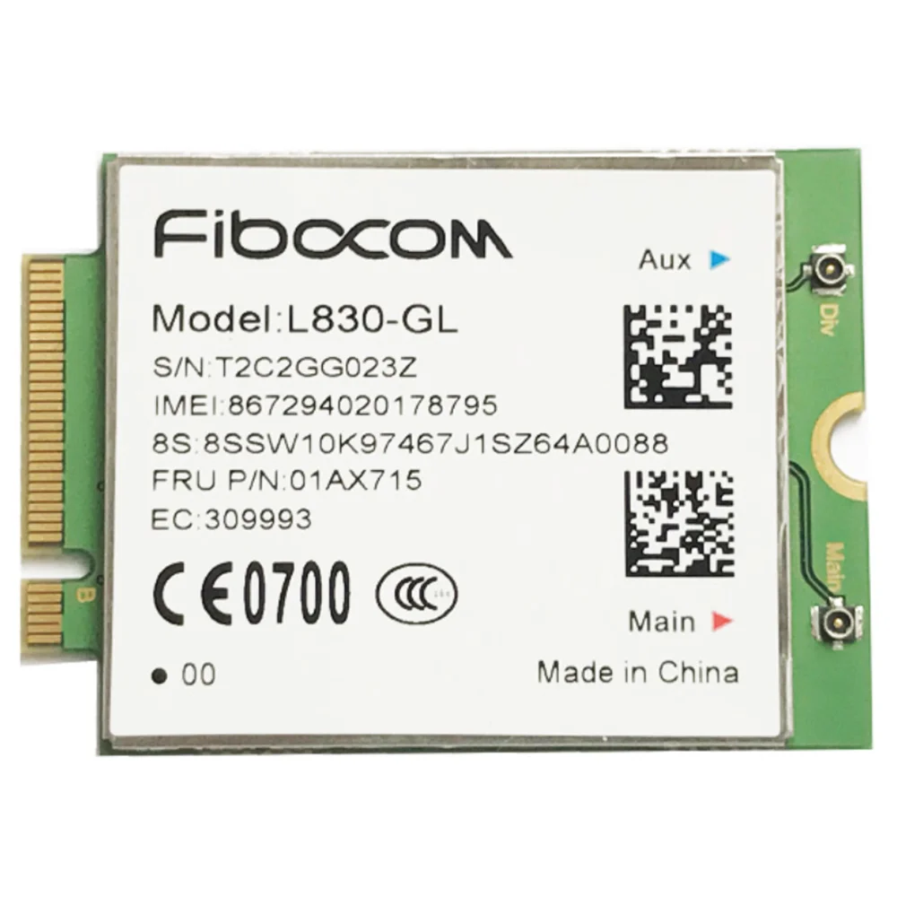 Fibocom L830-GL FDD-LTE TDD-LTE 4G Module 4G Card WWAN Card For FRU 01AX715