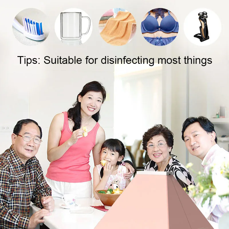 Переносной УФ светильник стерилизатор для столовых приборов! Щубные щетки