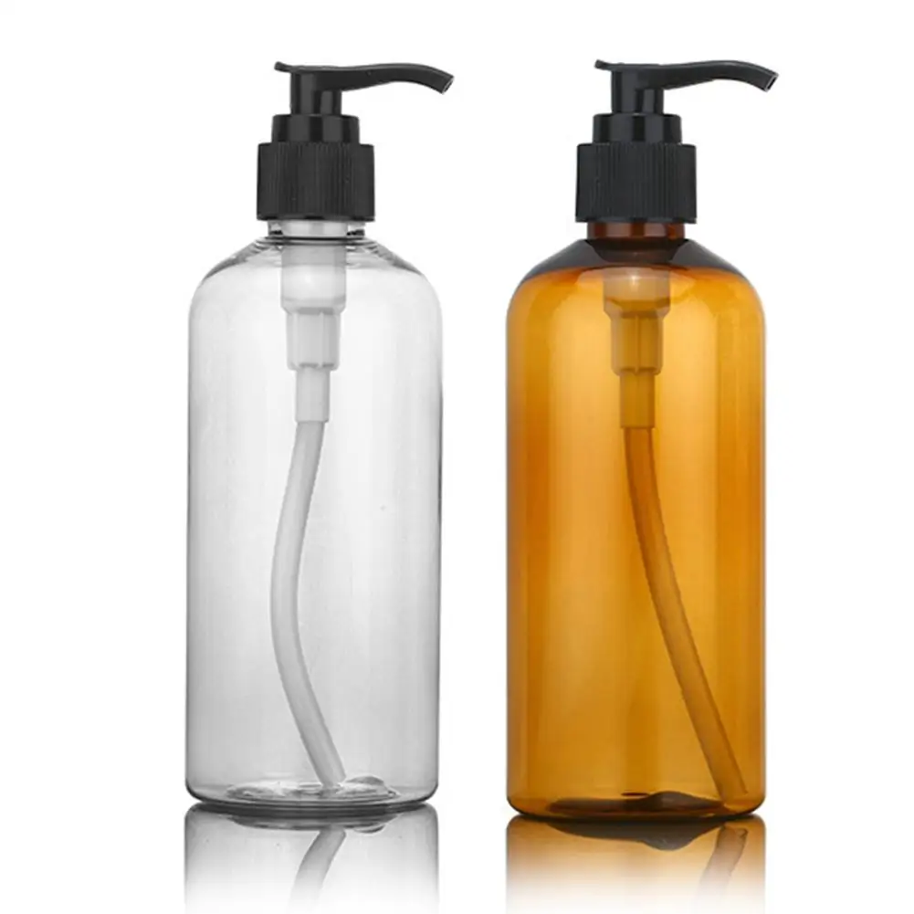 

100/200/300ml PET Refillable Bottles Lotion Shower Gel Empty Refill Pump Bottle Soap Holder Dispenser Plastic Bottles