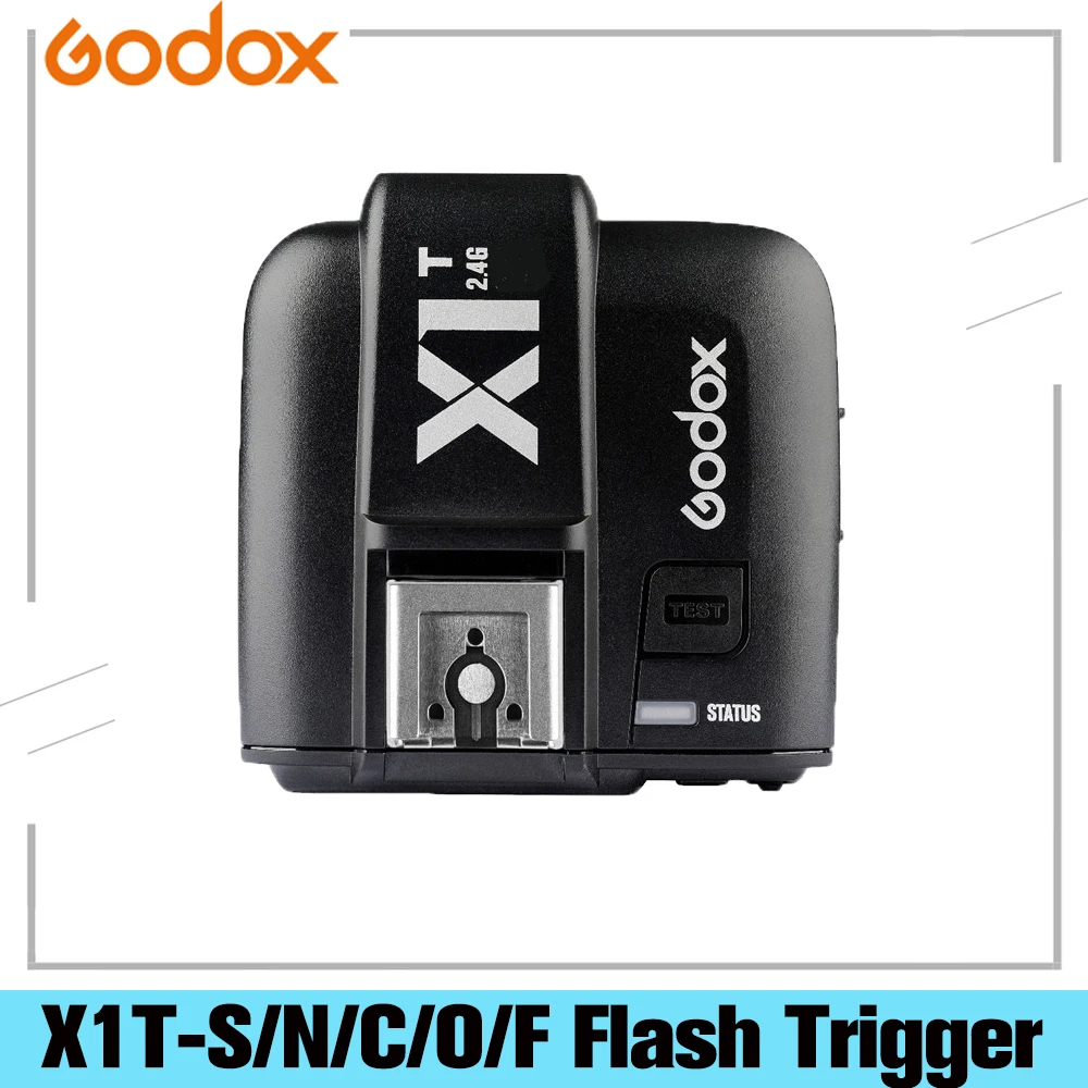 Godox X1T C N S F O 2 4G Беспроводной TTL HSS Flash Trigger Transmitter для цифровой зеркальной камеры Canon