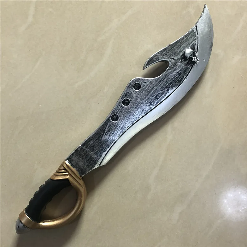 Реквизит рыцаря-пирата скелета с топором для косплея 1:1, модель для действий из PU, персонаж аниме, фильмов и игр, Хэллоуин, 53 дюйма.