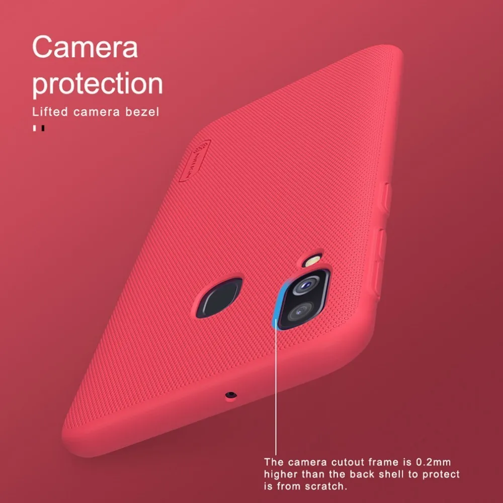 Чехол Nillkin для Samsung Galaxy A50/A30 матовый чехол из поликарбоната жесткая задняя крышка