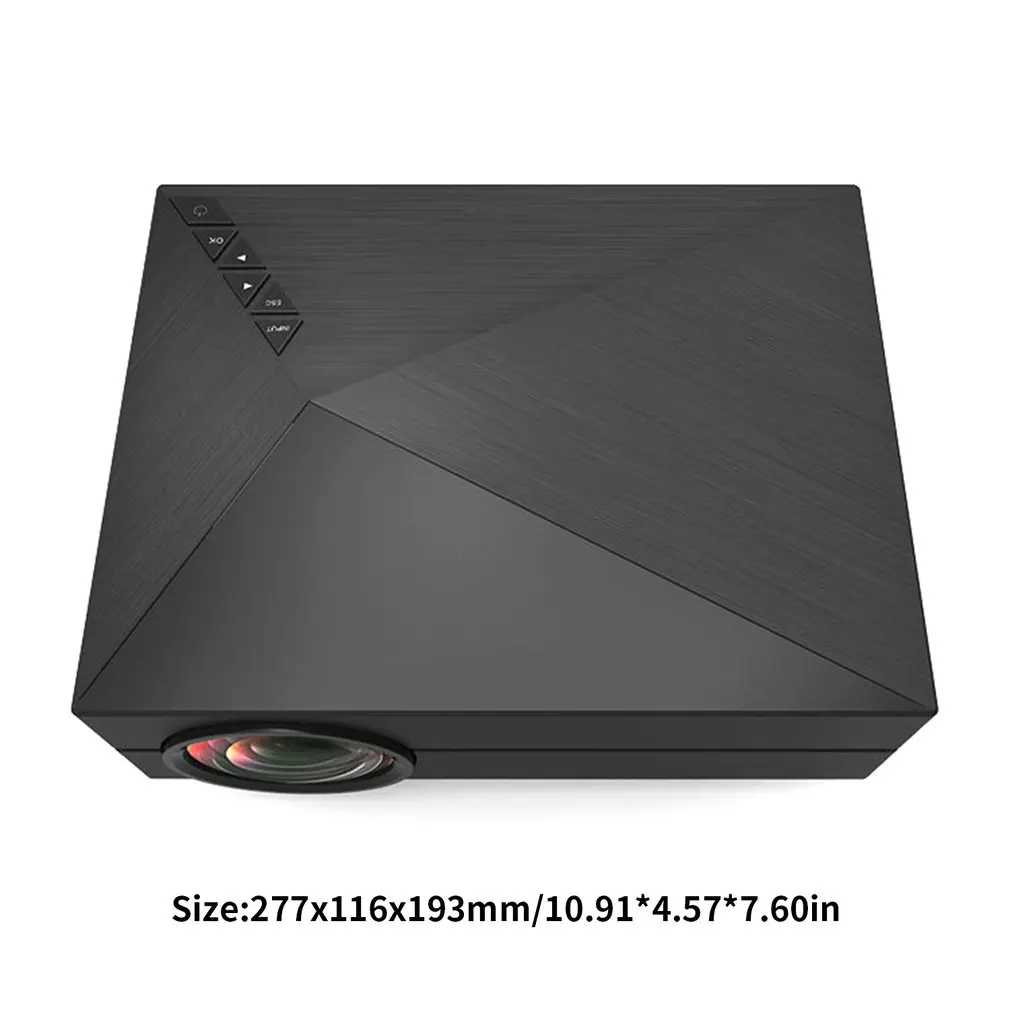 Портативный домашний проектор Gm60 мини с поддержкой Hd 1080P маленький прожектор светодиодный проектор 30-130 дюймов Размер проекции