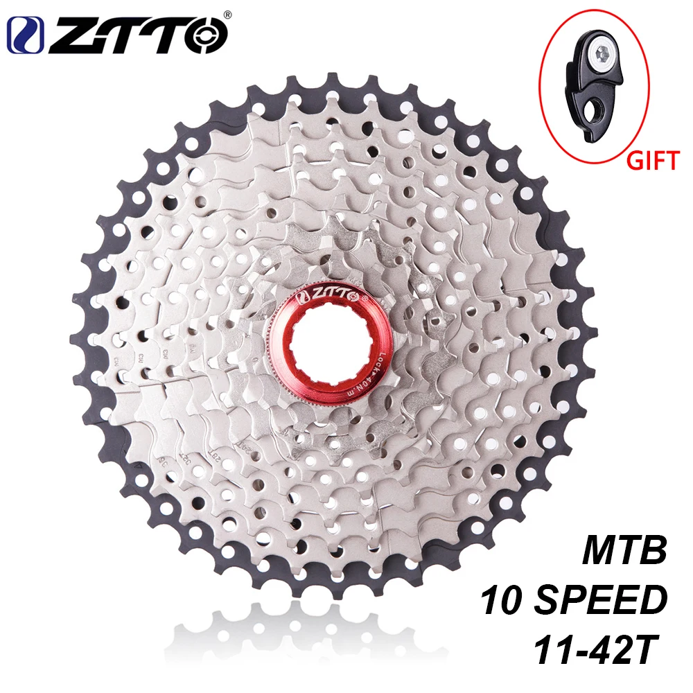 ZTTO 10 скоростей 10s11-42T широкий коэффициент горный велосипед Звездочка маховик m590 m6000 m610 m675 m780 X5 X7 X9
