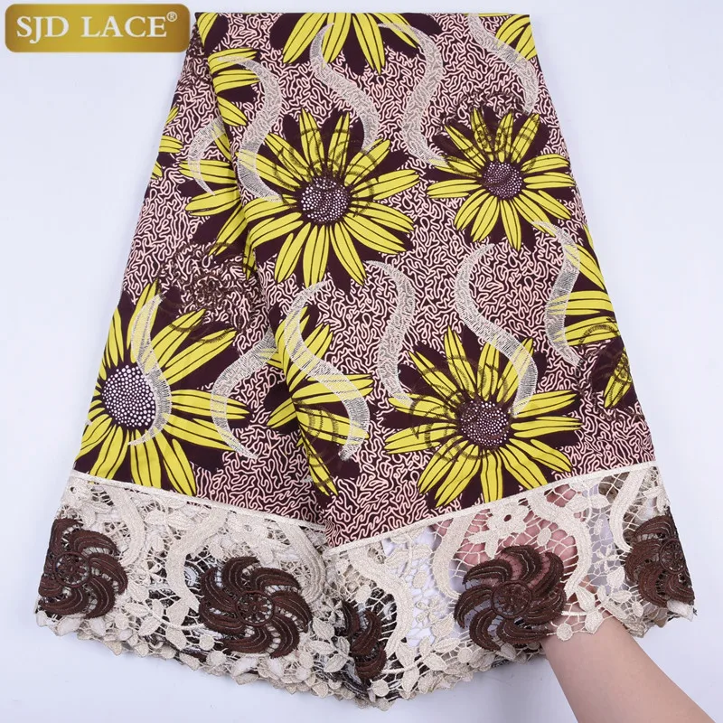 Африканская Вощеная кружевная ткань горячая Распродажа последнее поступление