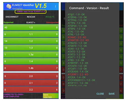 ELM327 V1.5 с чипом PIC18F25K80 MINI ELM 327 Bluetooth V1.5 OBD2/OBDII считыватель кодов для Android 12 в автомобильный диагностический автоматический сканер