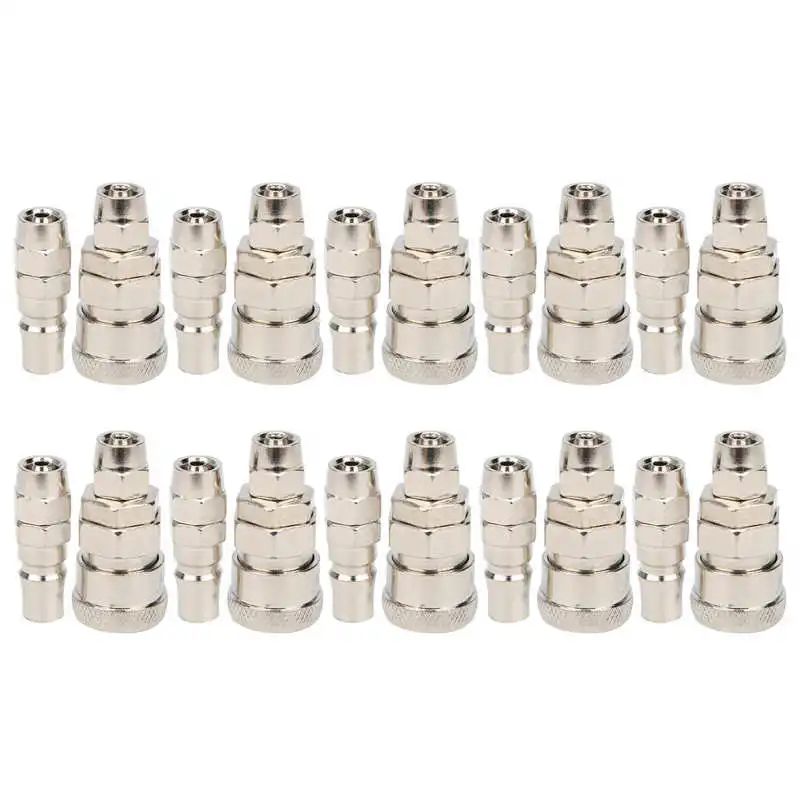 

10 комплектов Соедините штуцер трубки комплект аппаратные средства с соединительным комплект коннектор компрессора SP + PP20 высокого качеств...