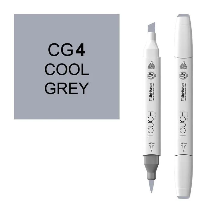 Marker touch twin brush CG4 cold gray |