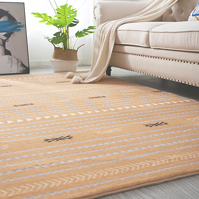 

Modern Soft Carpet Rugs Fluffy Large Carpets for Living Room Anti-slip Floor Mats Rug Kid Bedroom Decor Home Long Plush Carpet