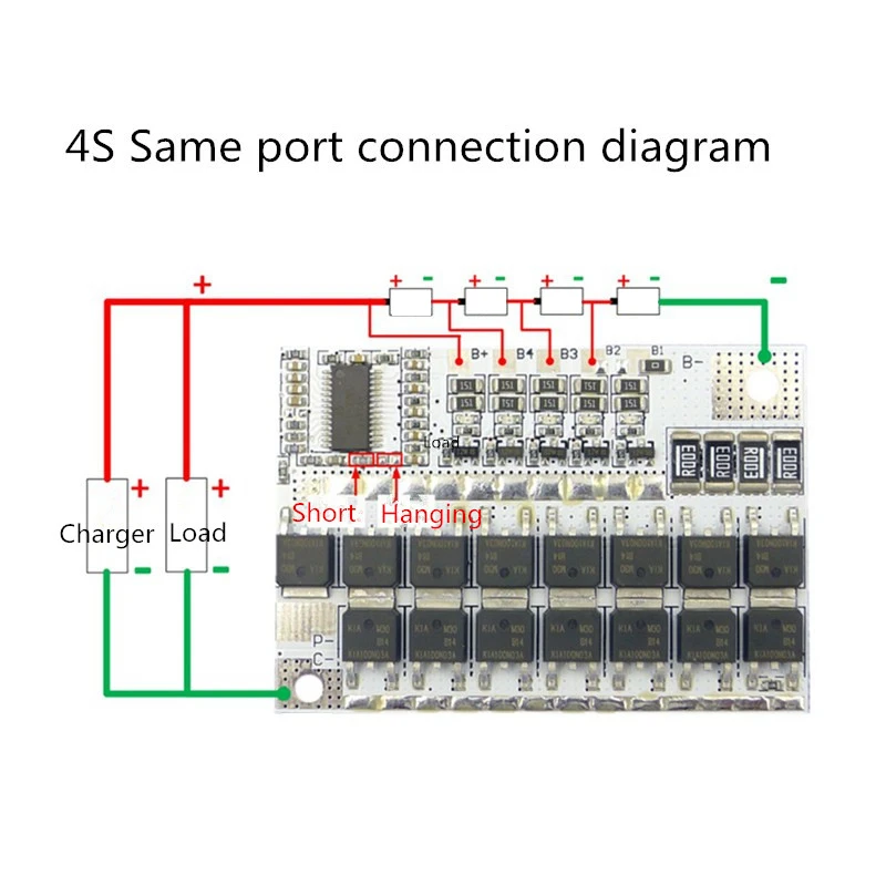 2 шт. Bms 12V 16 8 V 21V 100A литий ионная плата для защиты литиевых батарей с балансом Pcm 18650