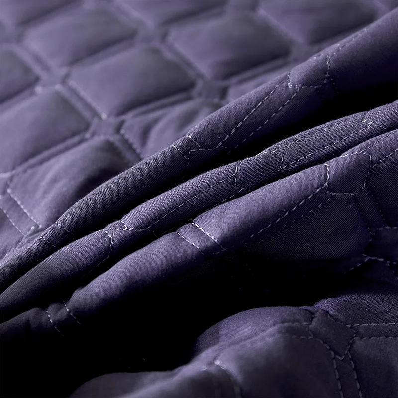 Новый водонепроницаемый наматрасник однотонный на молнии с шести сторон