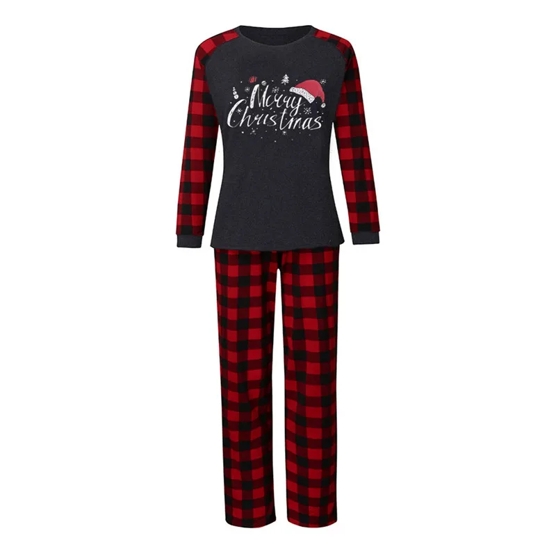 

Christmas Family Pajamas Set Xmas Clothes Parent-Child Suit Home Sleepwear Nightwear Kids Dad Mom Matching Family Outfits 2020