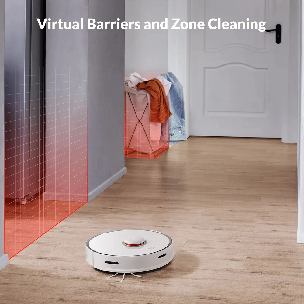 Робот пылесос Roborock S5 Max автоматический умное планирование сухая и влажная уборка