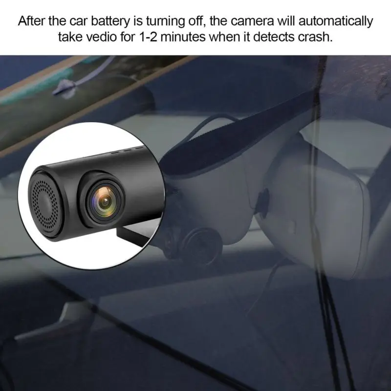 

CR Wifi Car DVR Dashboard Camera Video Recorder Dash Cam Full HD 1080P 170 Degree Wide Angle Night Vision