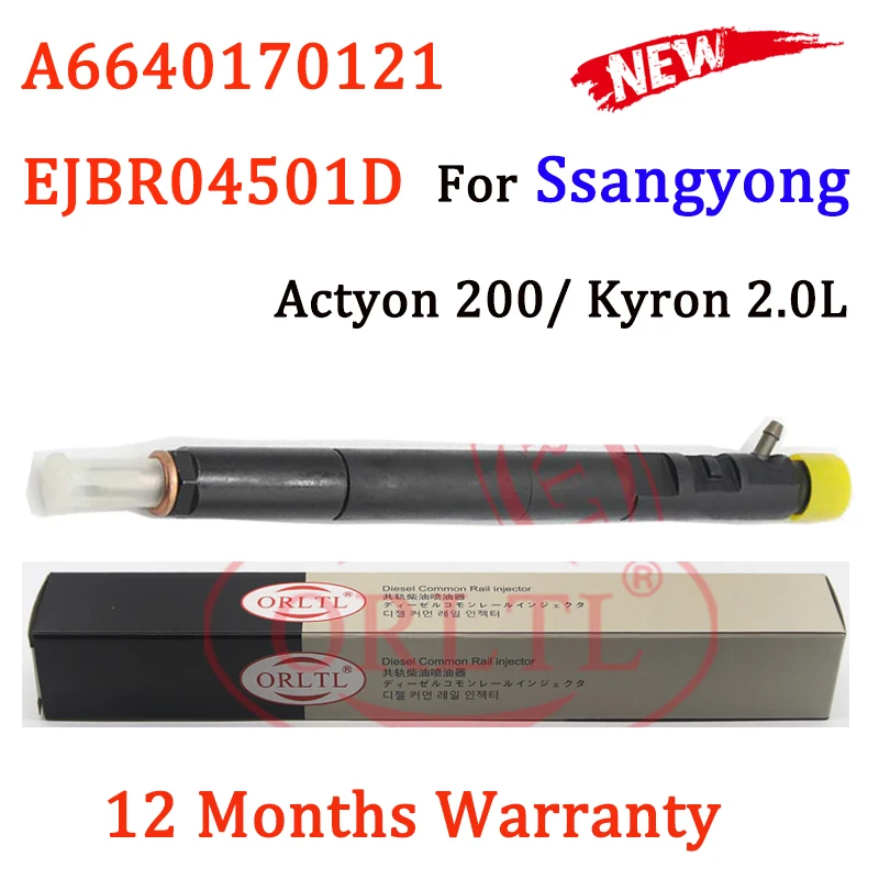

3PCS New Diesel A6640170121 EJBR04501D 6640170121 New injector nozzle L244PBD valve 9308-622B For SSANGYONG Actyon Kyron Euro 4