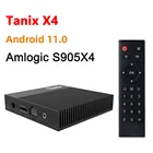 ТВ-приставка Tanix X4, Android 11,0, Amlogic S905X4, 4 + 3264 ГБ