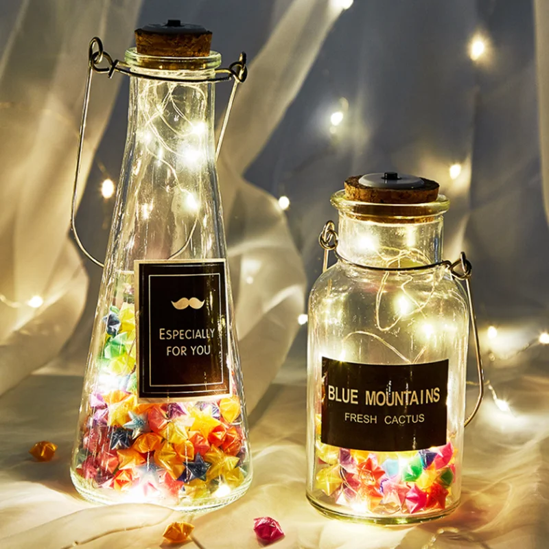 Декоративные бутылек светодиодный светильник пробка бутылки подвесной потолок