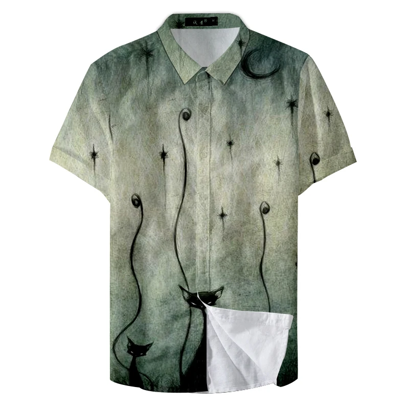 2021 Мода размера плюс Мужская Кнопка полиэстер вечерние Уличная Повседневная