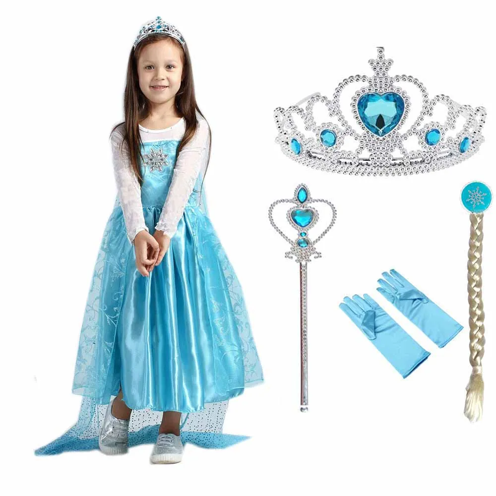 Tiange длинное свадебное рождественское платье для девочек Костюм Вечерние платья