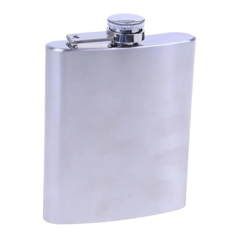 

Stainless Steel Liquor Hip Flask Pocket Hip Flask Alcohol Whiskey Liquor Screw Cap 7 OZ Liquor Hip Flask 200ml